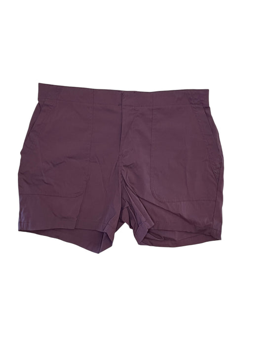 Athletic Shorts By Eddie Bauer In Purple, Size:L