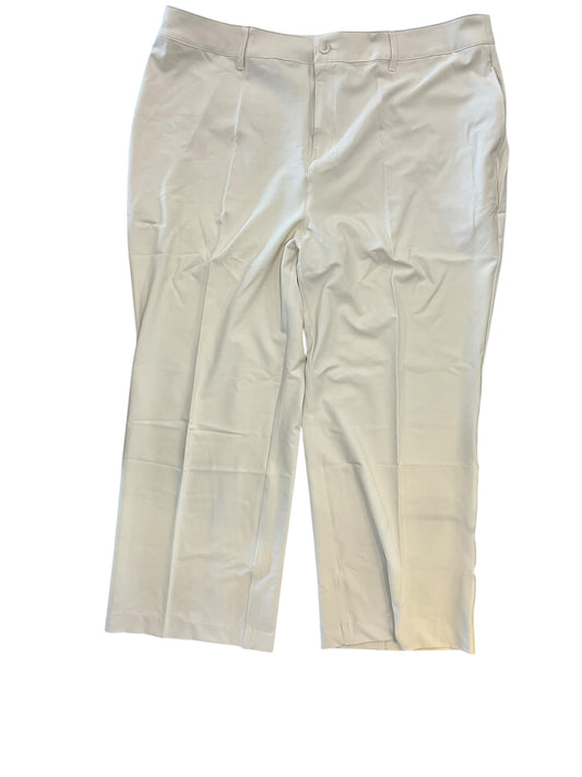 Pants Wide Leg By Clothes Mentor In Cream, Size:2X