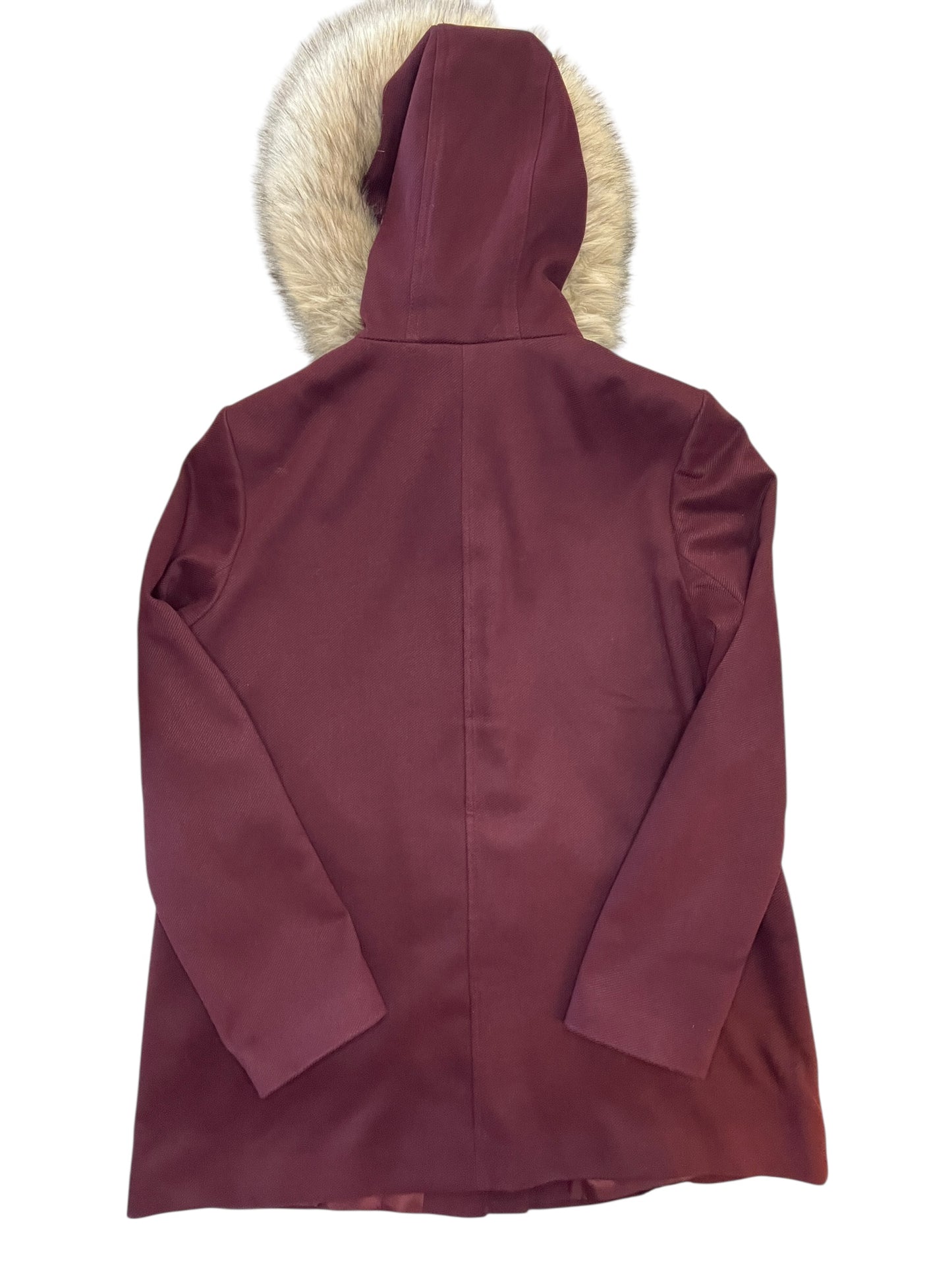 Coat Peacoat By F&F In Purple, Size:L