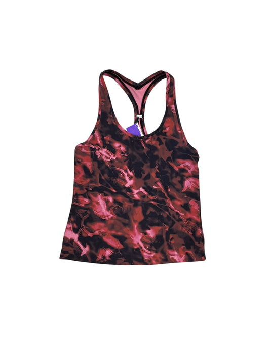 Athletic Tank Top By Lululemon In Black & Red, Size:S