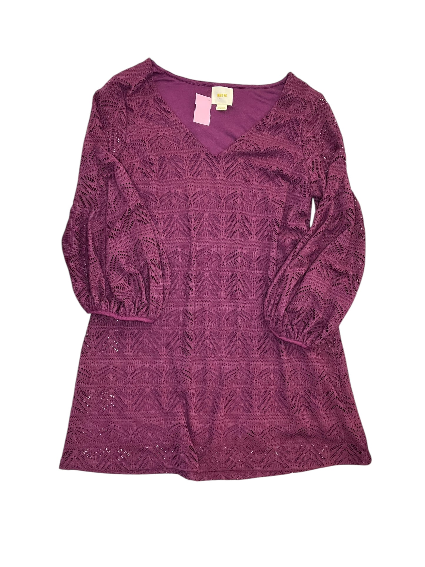 Dress Casual Short By Maeve In Purple, Size:M