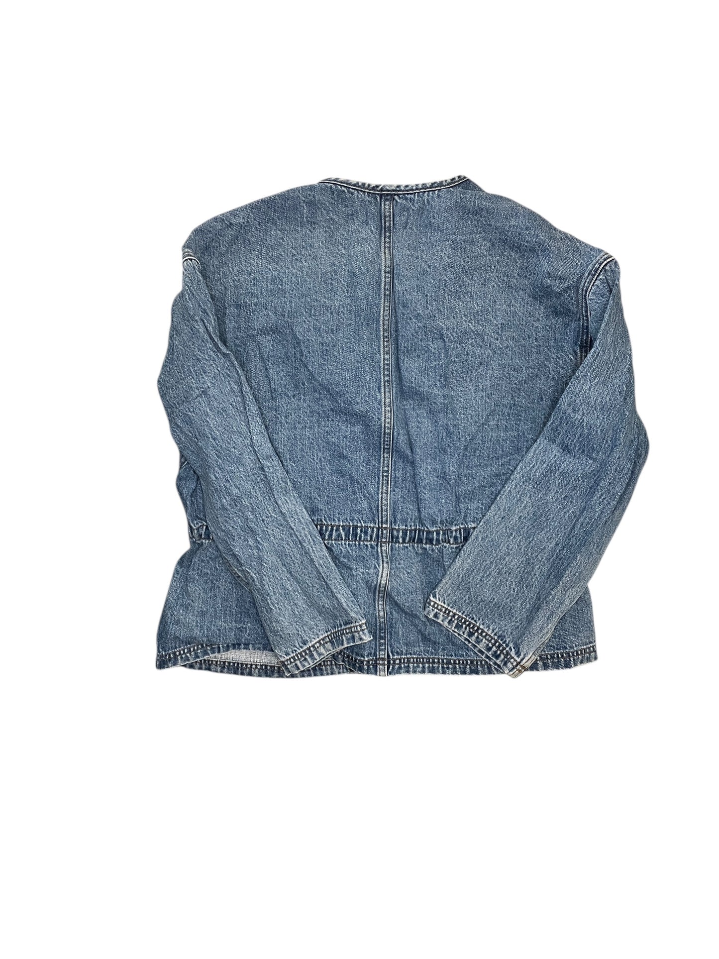Jacket Denim By Madewell In Blue Denim, Size:S