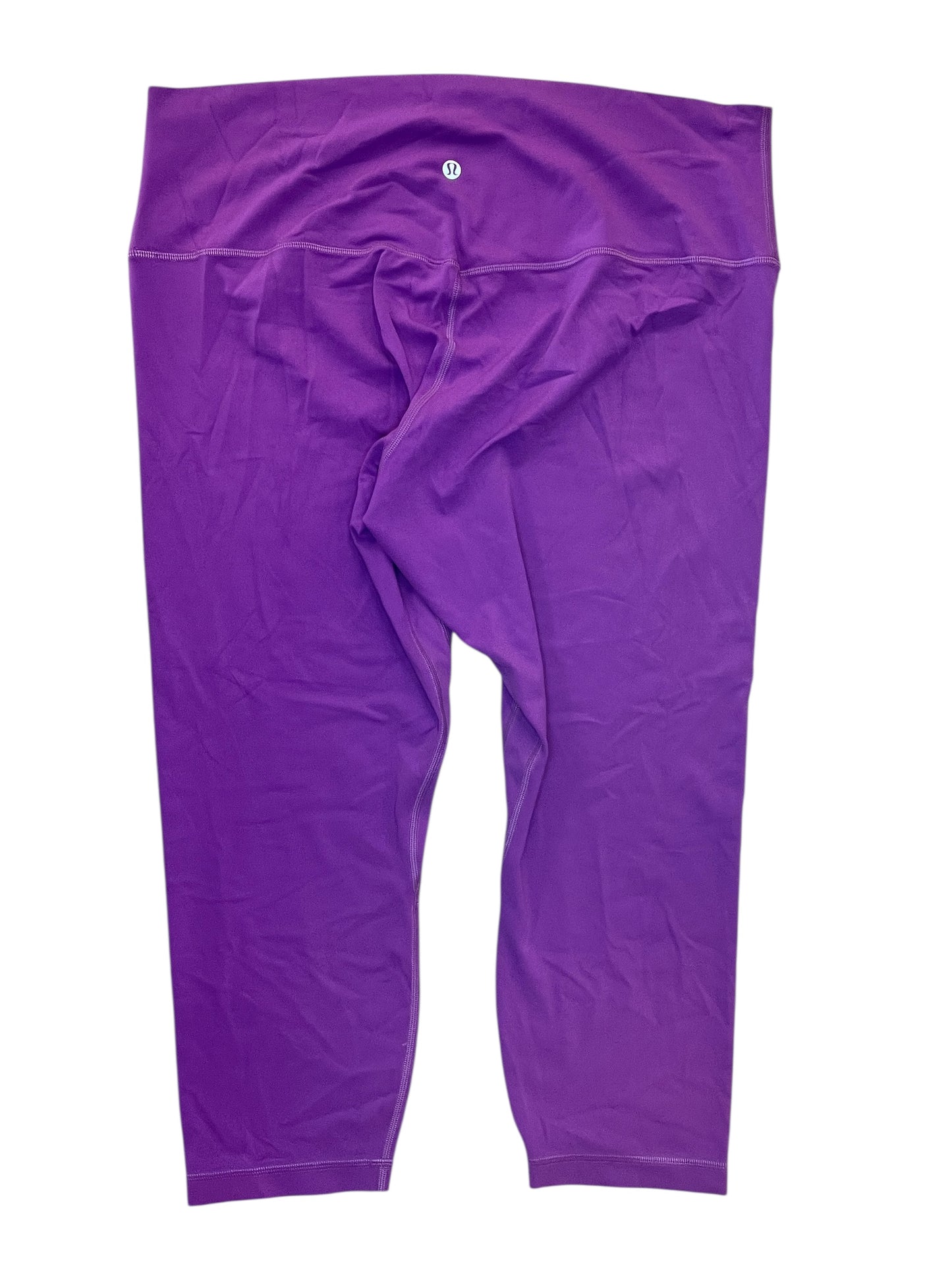 Athletic Leggings By Lululemon In Purple, Size:Xxl