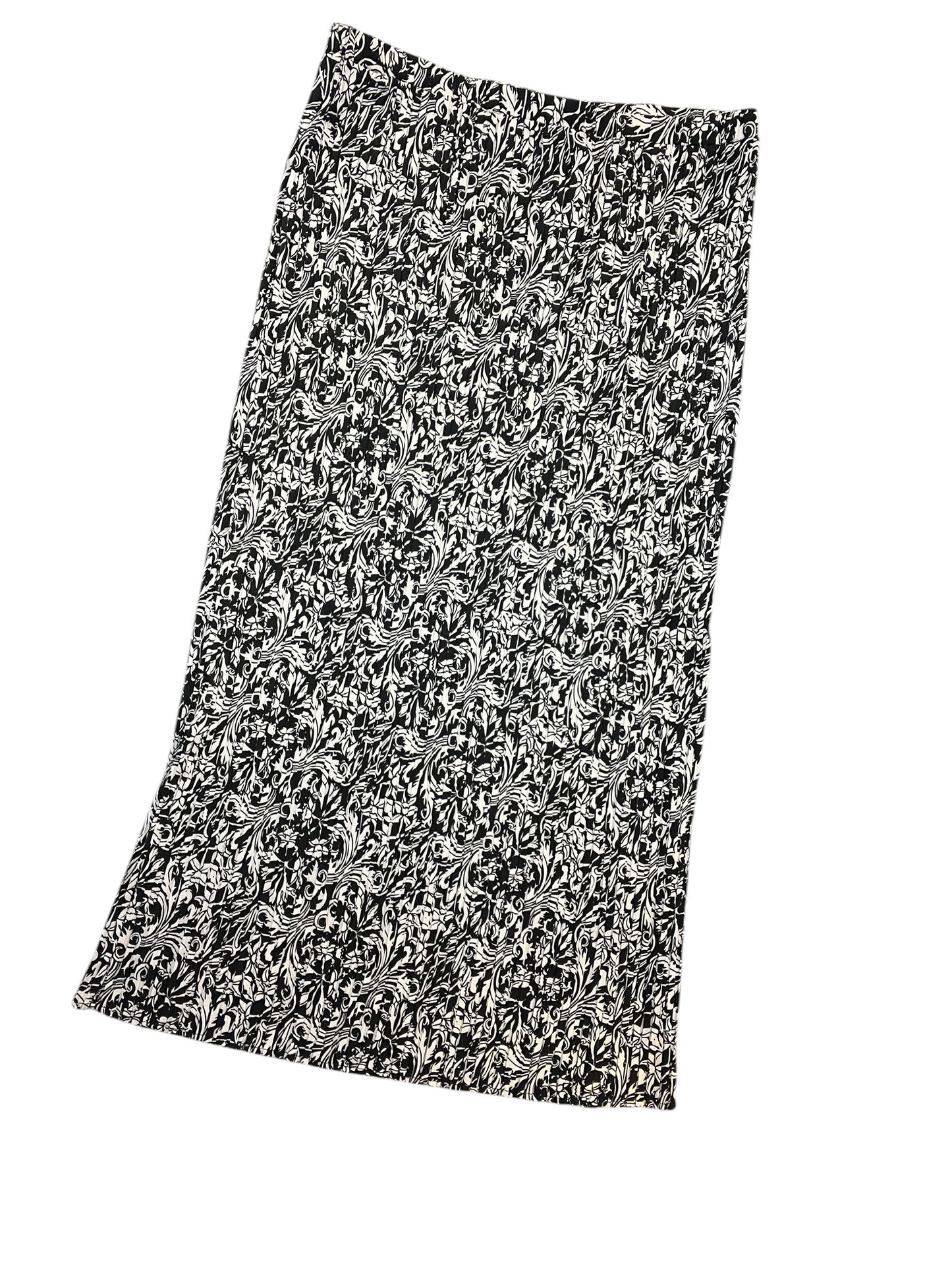 Skirt Maxi By Sunny Leigh In Black & White, Size:L