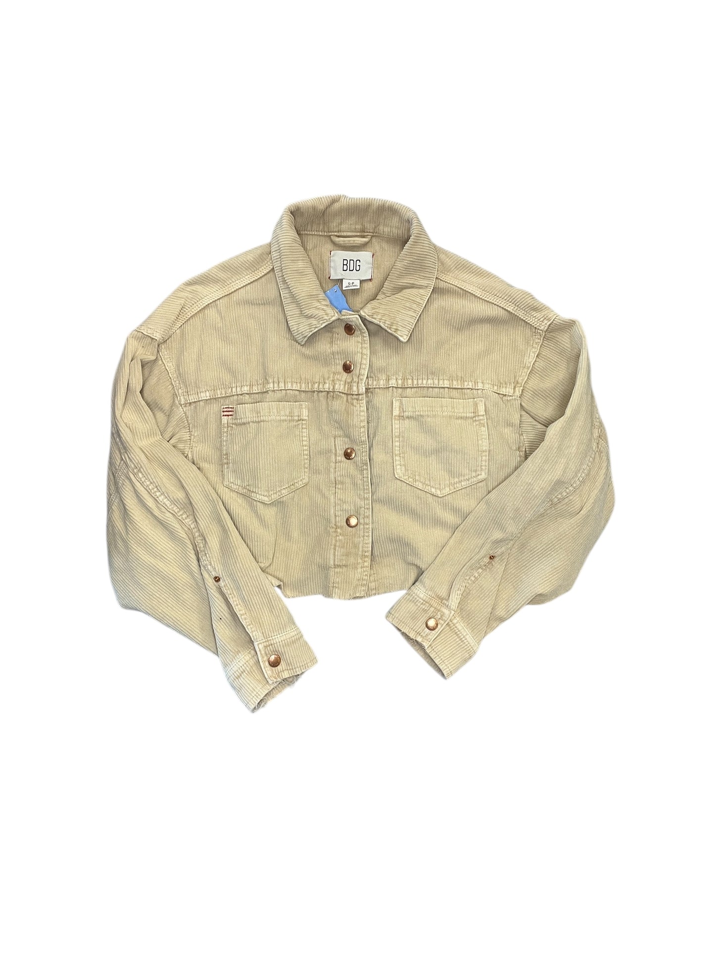 Jacket Denim By Bdg In Tan, Size:S
