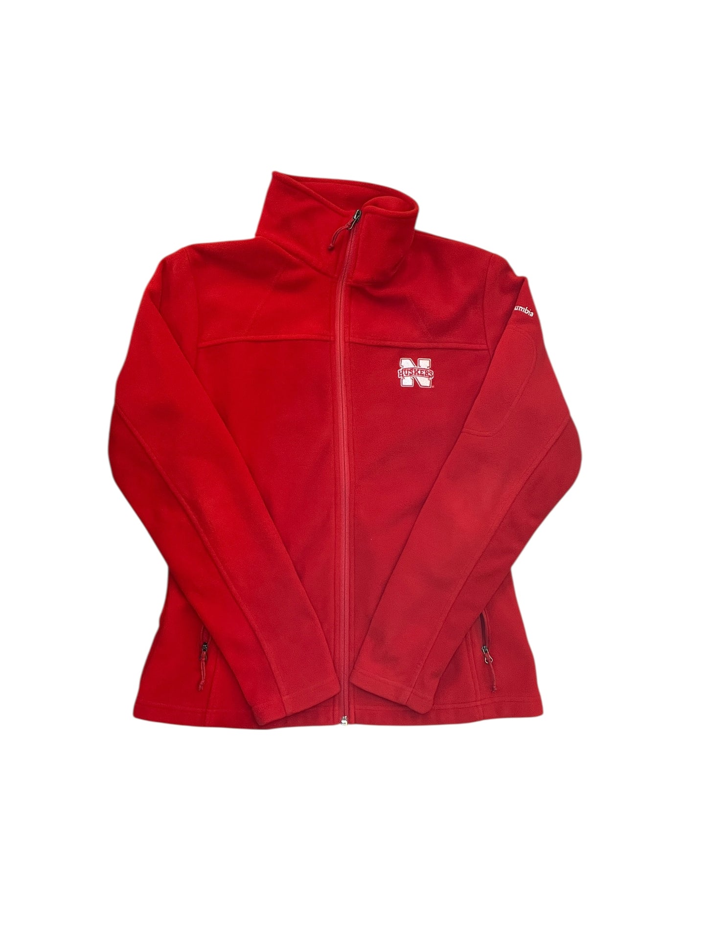 Jacket Fleece By Columbia In Red, Size:M