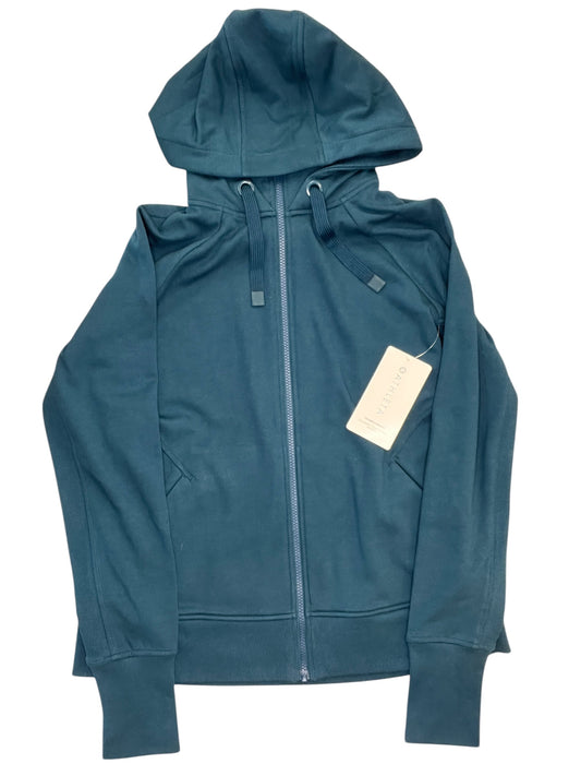 Athletic Jacket By Athleta In Teal, Size:M