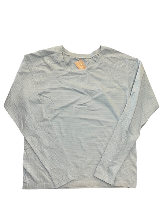 Athletic Top Ls Crewneck By Athleta In White, Size:L
