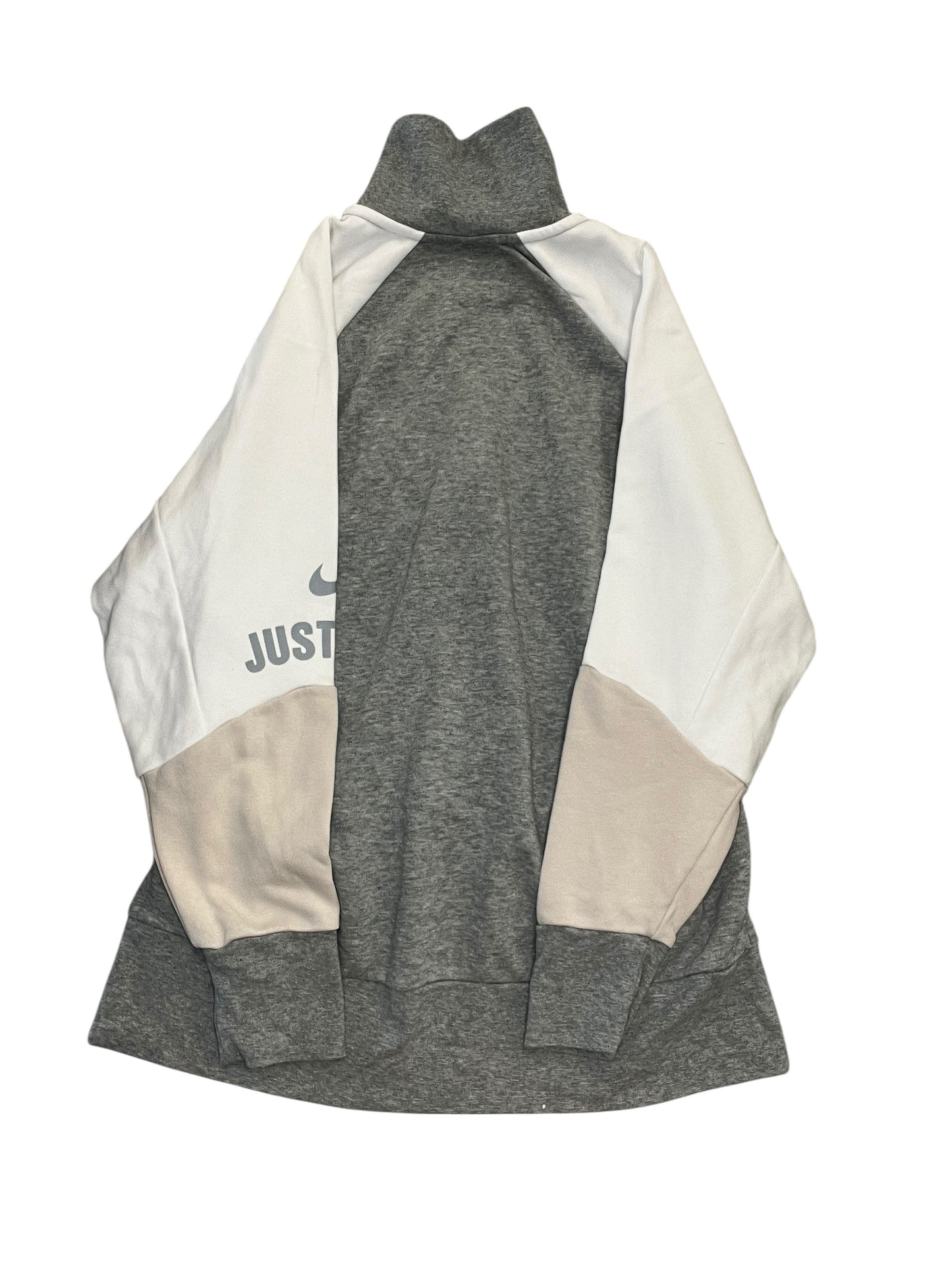 Sweatshirt Collar By Nike In Grey, Size:S