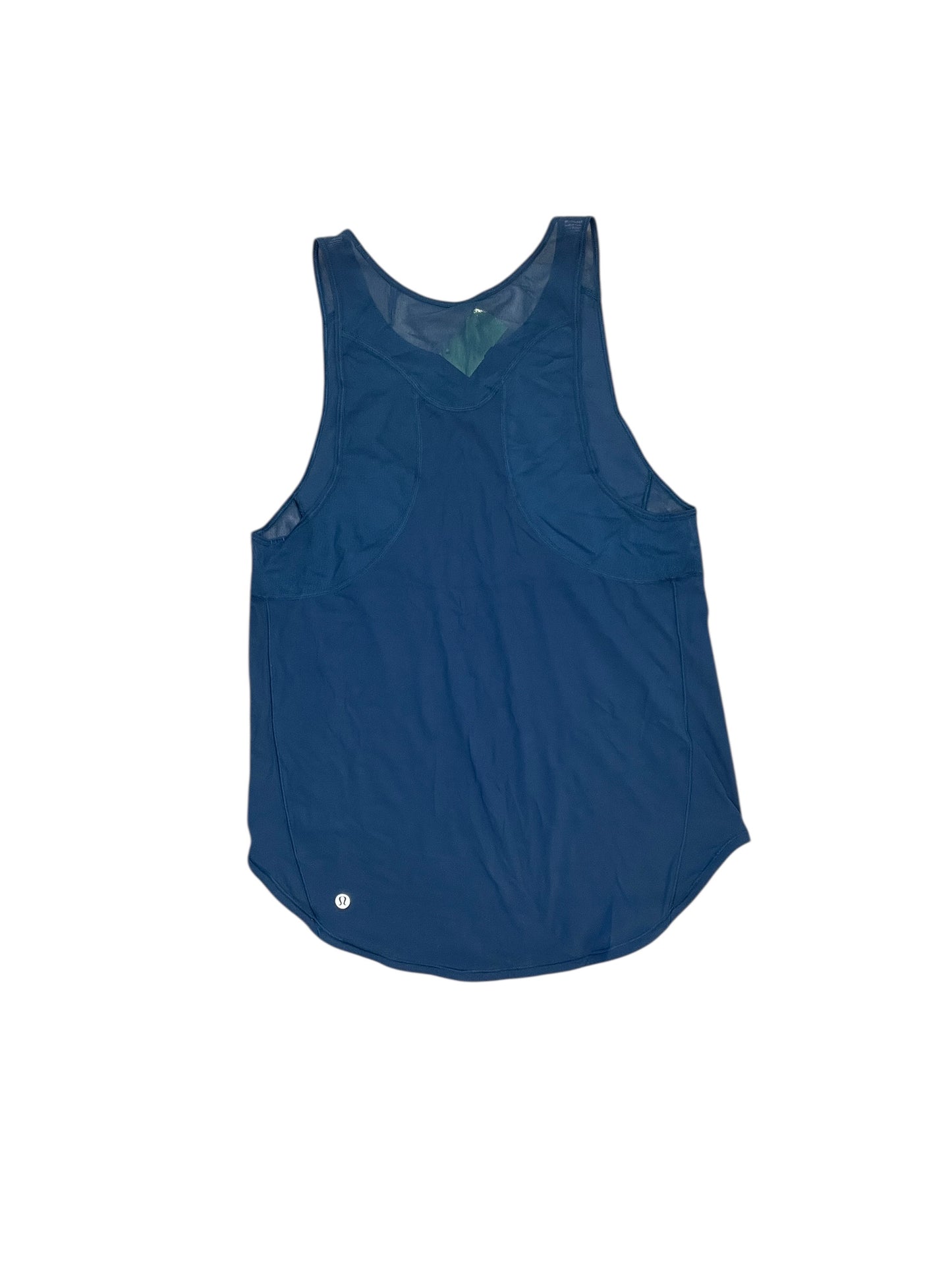 Athletic Tank Top By Lululemon In Blue, Size:M