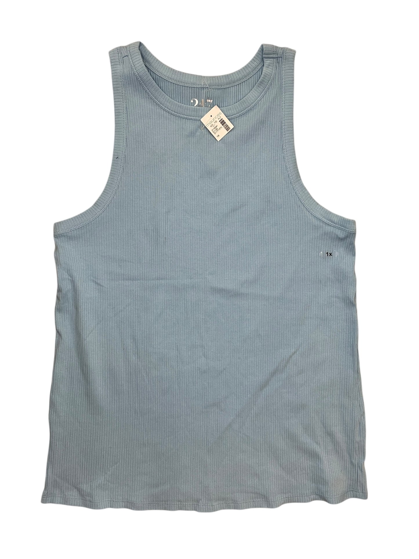 Tank Top By Maurices In Blue, Size:1X