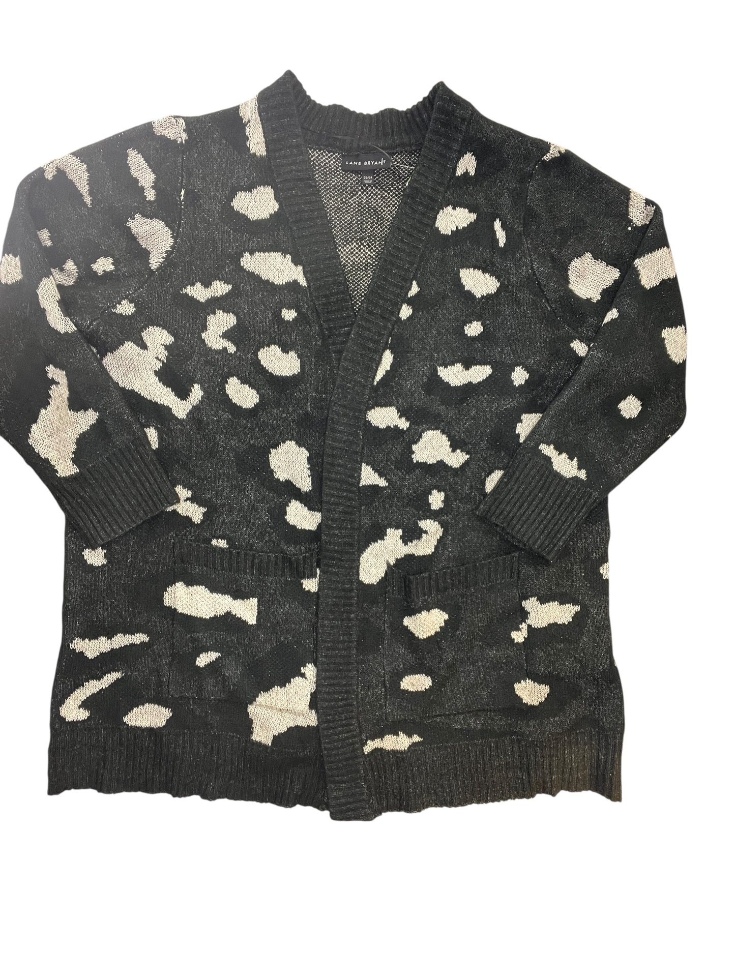Cardigan By Lane Bryant In Grey, Size:2X