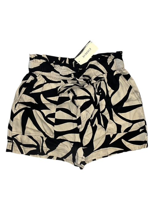 Shorts By Evereve In Black & Tan, Size:M