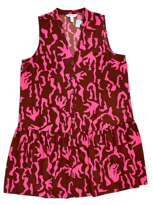 Dress Casual Short By Nine West Apparel In Pink, Size:L