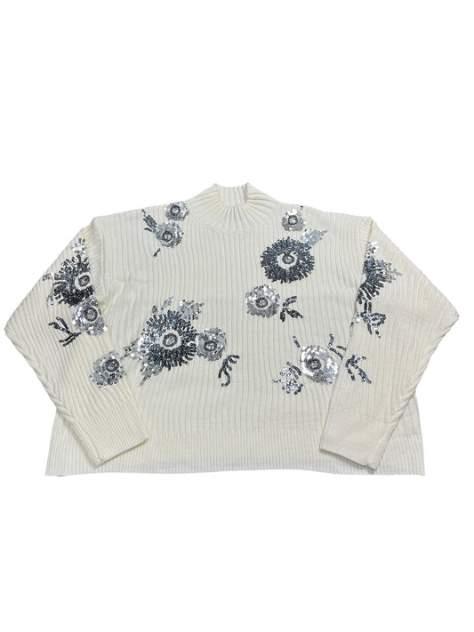 Sweater By Mod In Cream, Size:3X