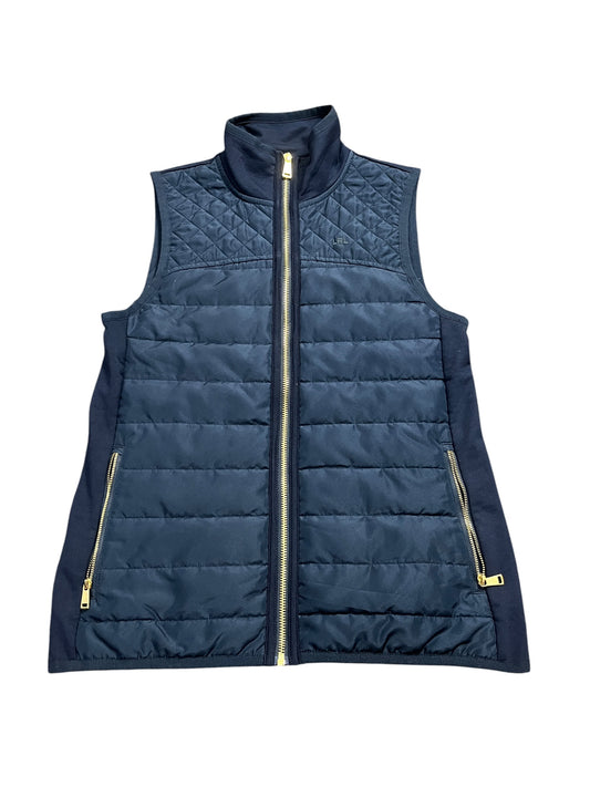 Vest Puffer & Quilted By Lauren By Ralph Lauren In Navy, Size:S