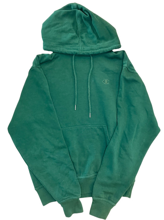 Sweatshirt Hoodie By Champion In Green, Size:S