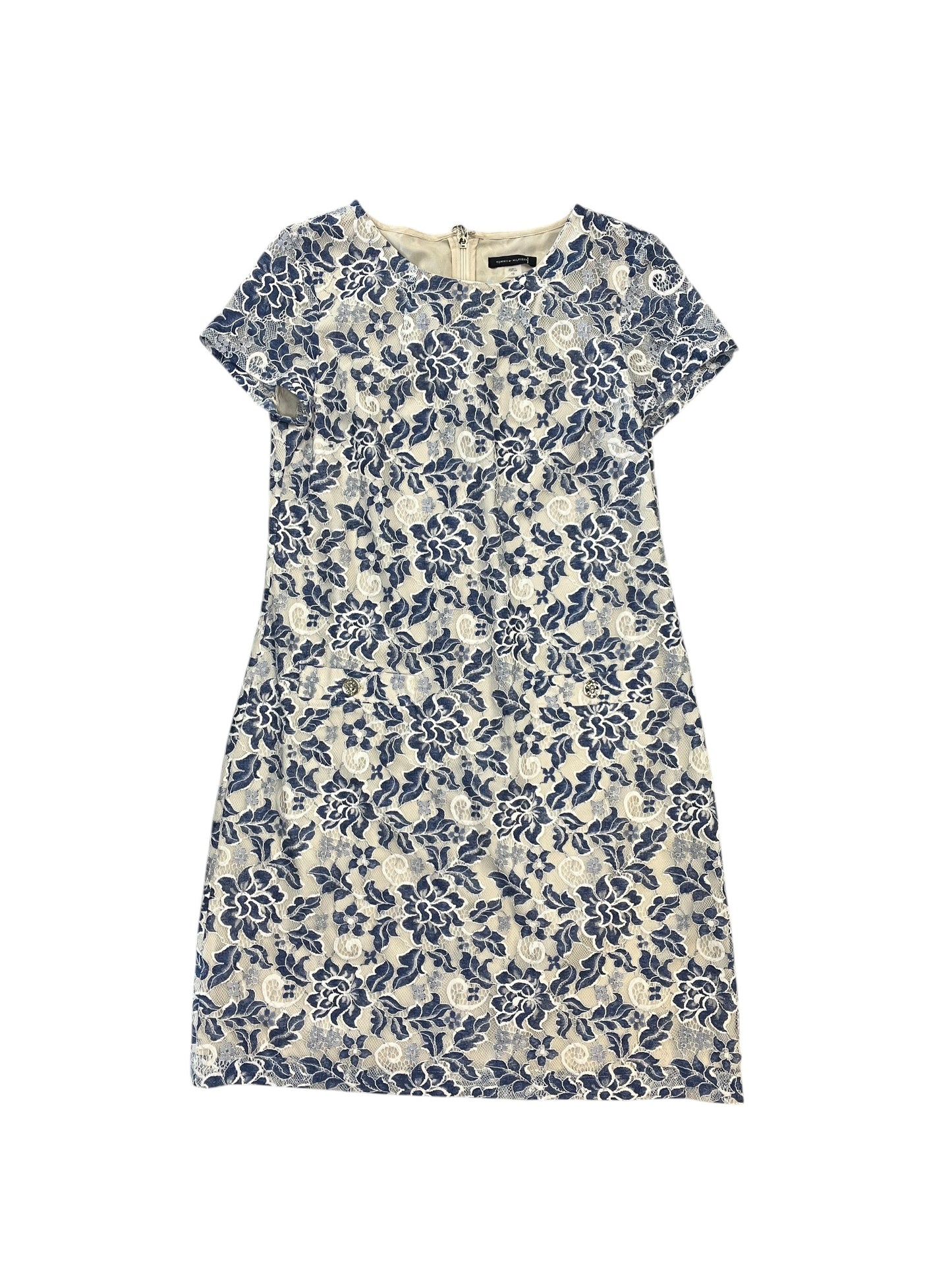 Dress Party Midi By Tommy Hilfiger In Blue, Size:M