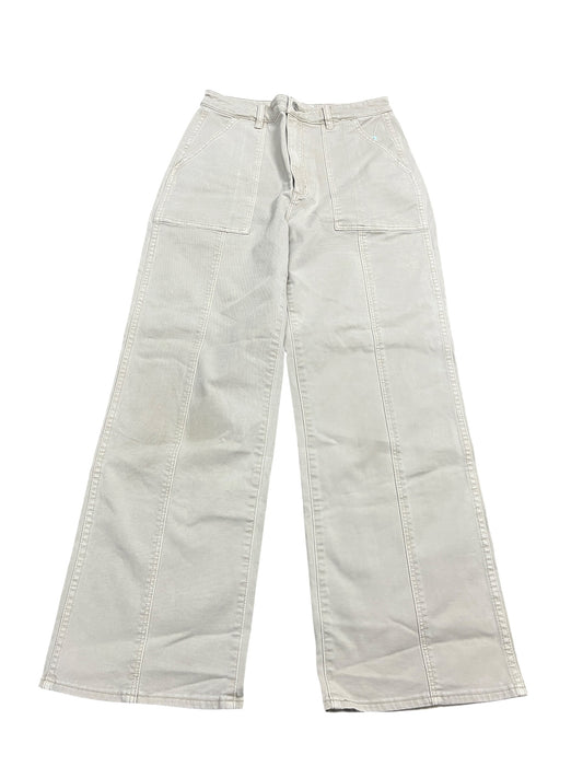 Jeans Wide Leg By Rollas In Beige, Size:8