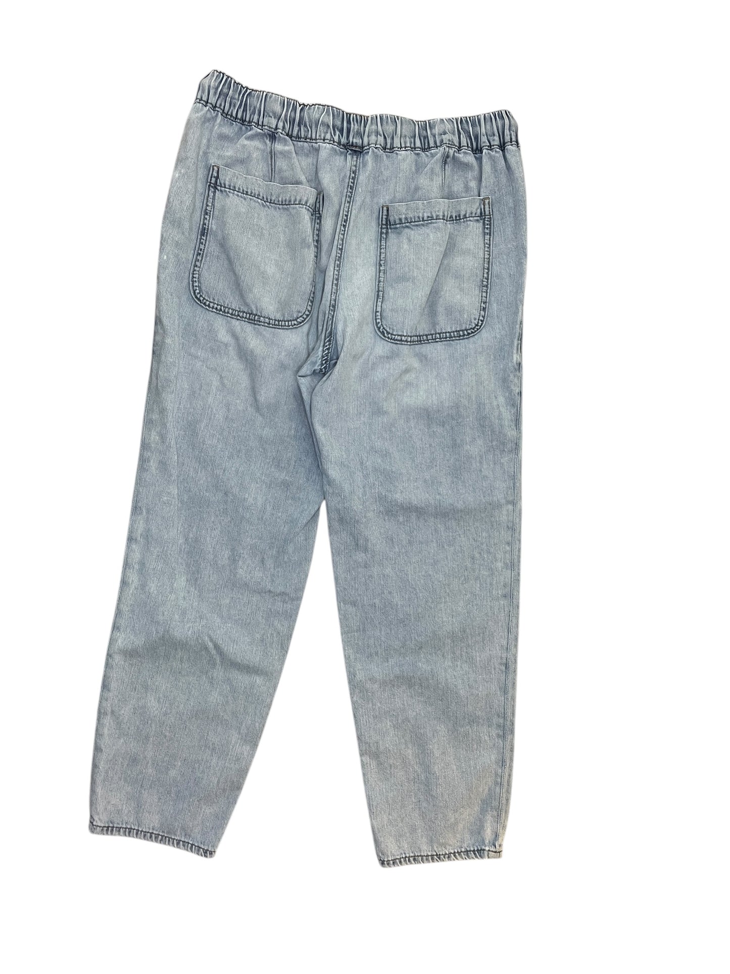 Pants Wide Leg By J. Crew In Blue Denim, Size:S