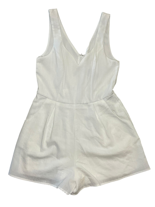 Romper By Blue Rain In White, Size:S