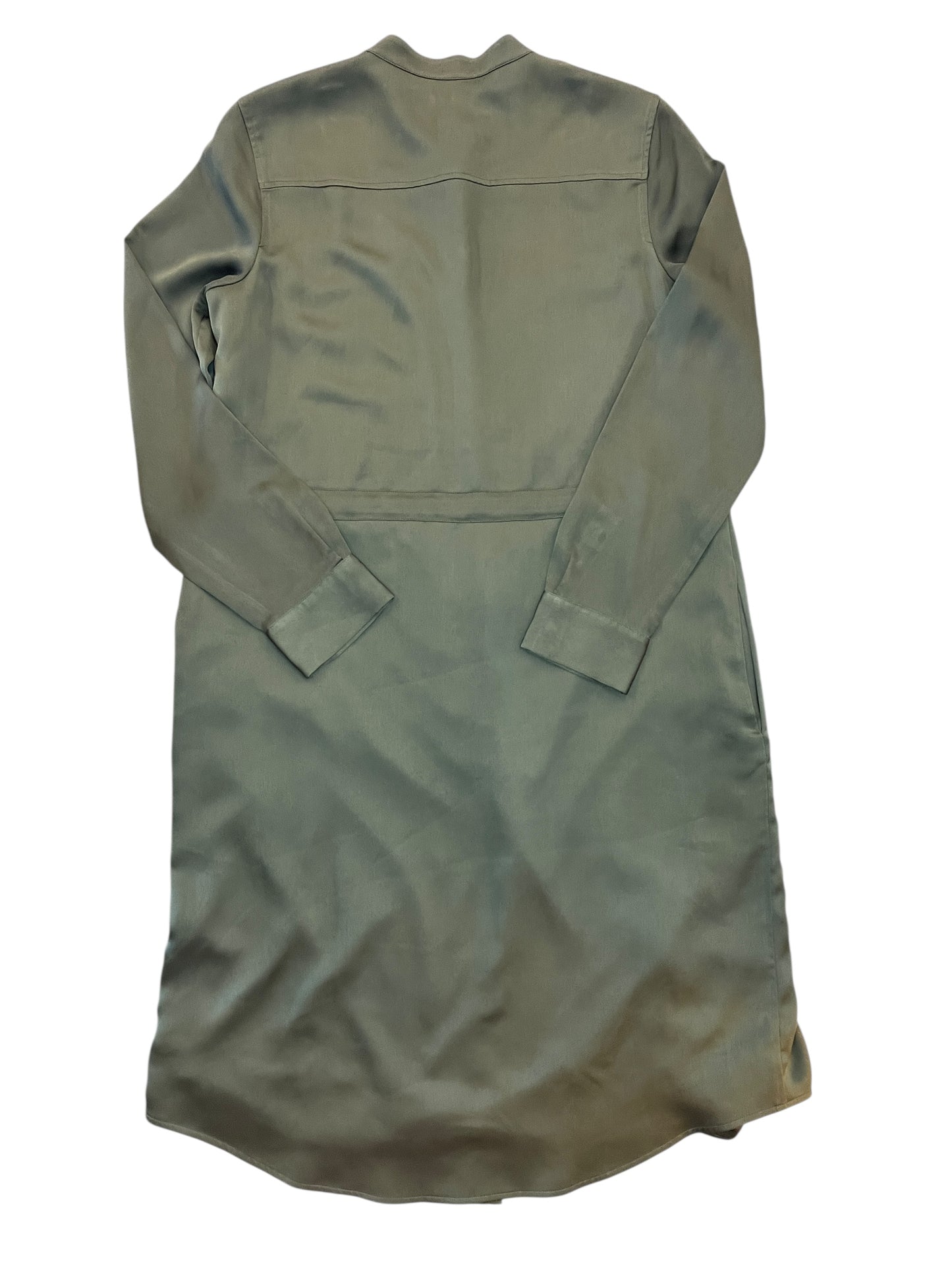 Dress Casual Midi By Banana Republic In Green, Size:M