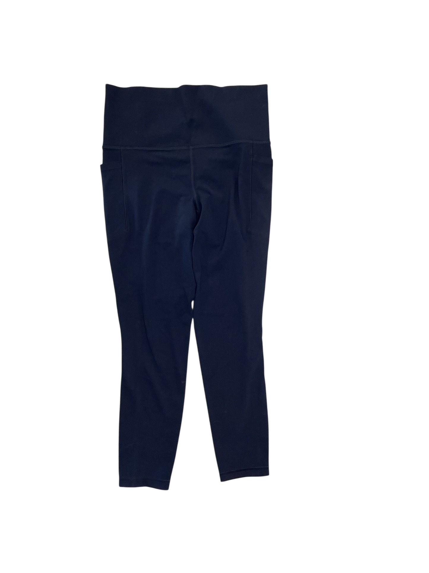 Athletic Leggings By Athleta In Navy, Size:S