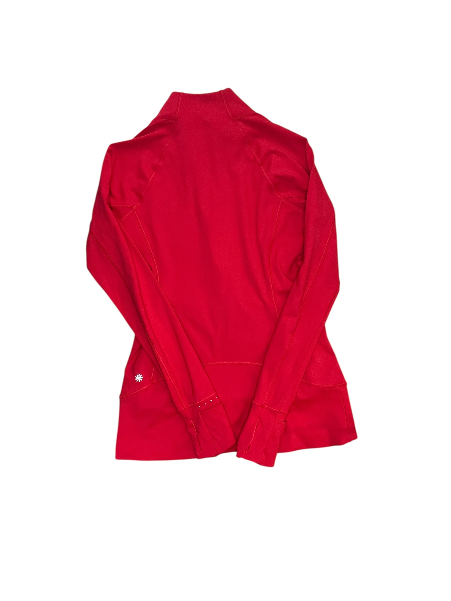 Athletic Top Ls Collar By Athleta In Red, Size:S
