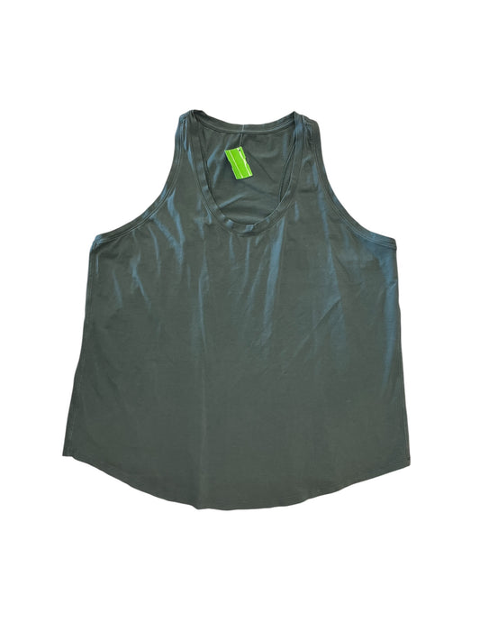 Athletic Tank Top By Lululemon In Green, Size:Xl