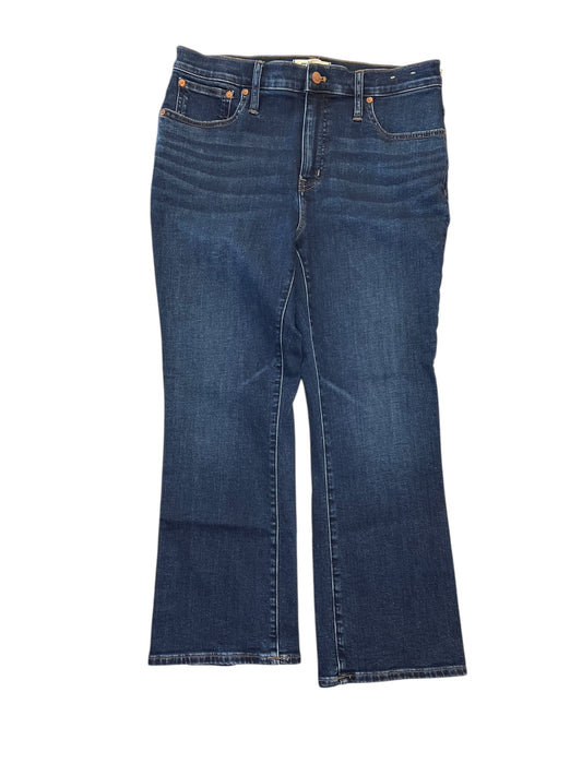 Jeans Flared By Madewell In Blue Denim, Size:10