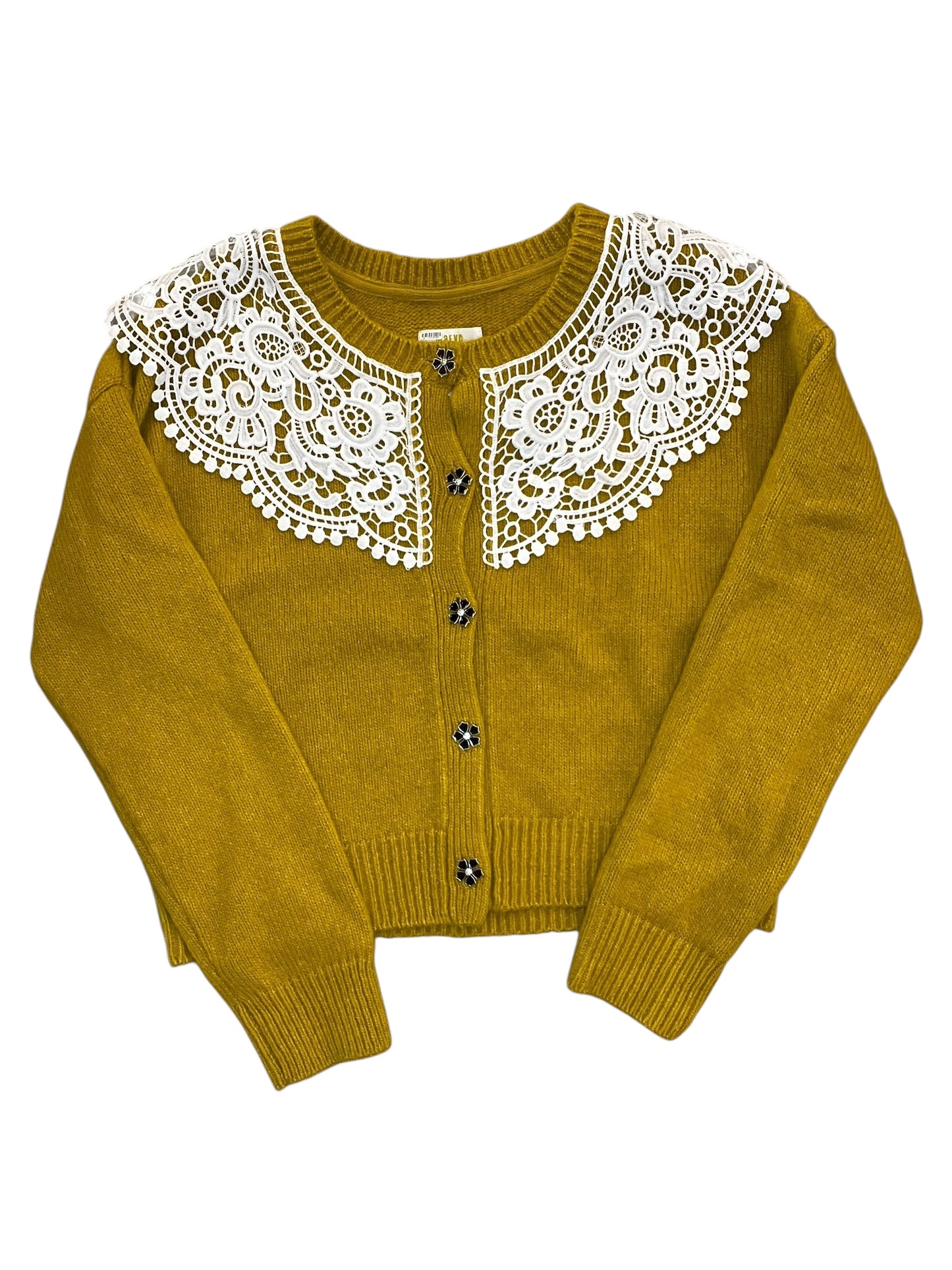 Cardigan By Maeve In Yellow, Size:M