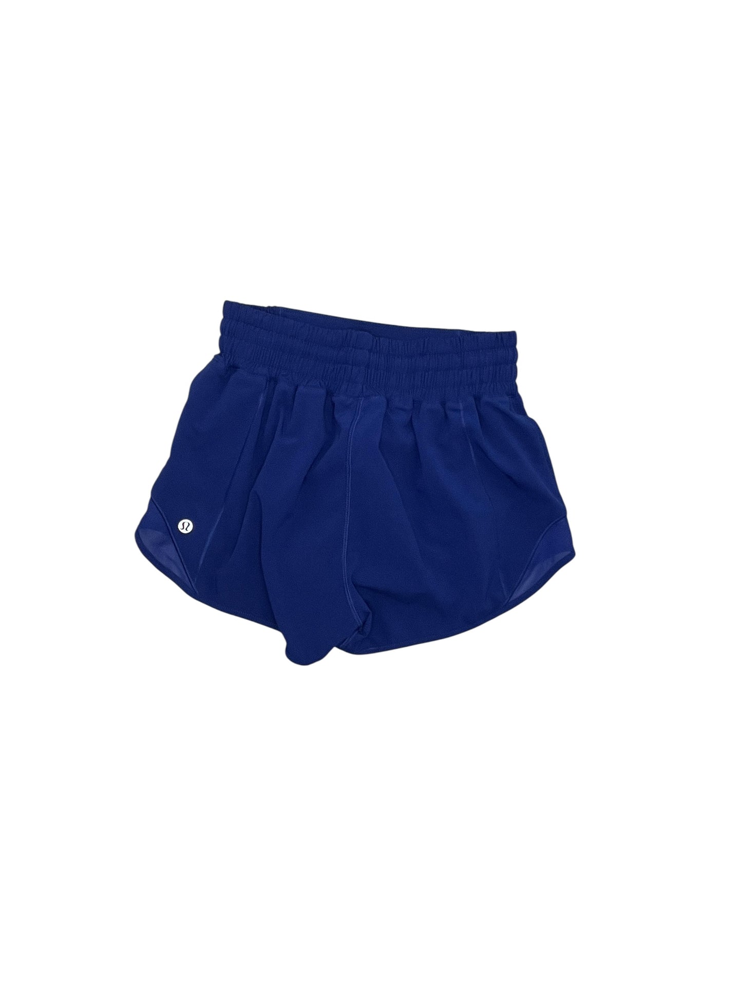 Athletic Shorts By Lululemon In Blue, Size:Xs