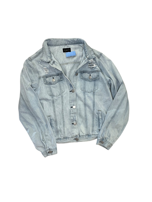 Jacket Denim By Risen In Blue Denim, Size:M
