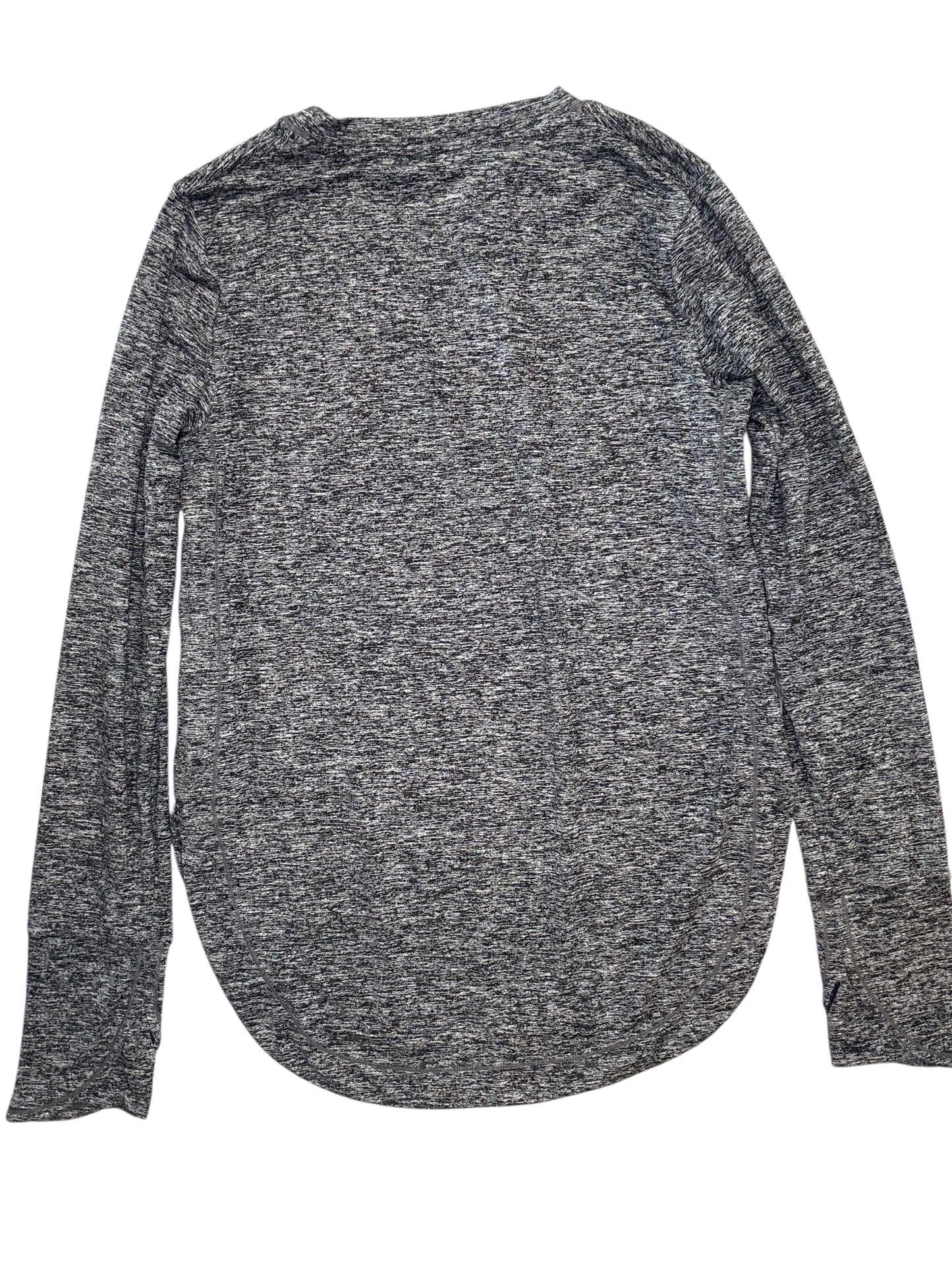Athletic Top Ls Crewneck By Athleta In Grey, Size:Xs