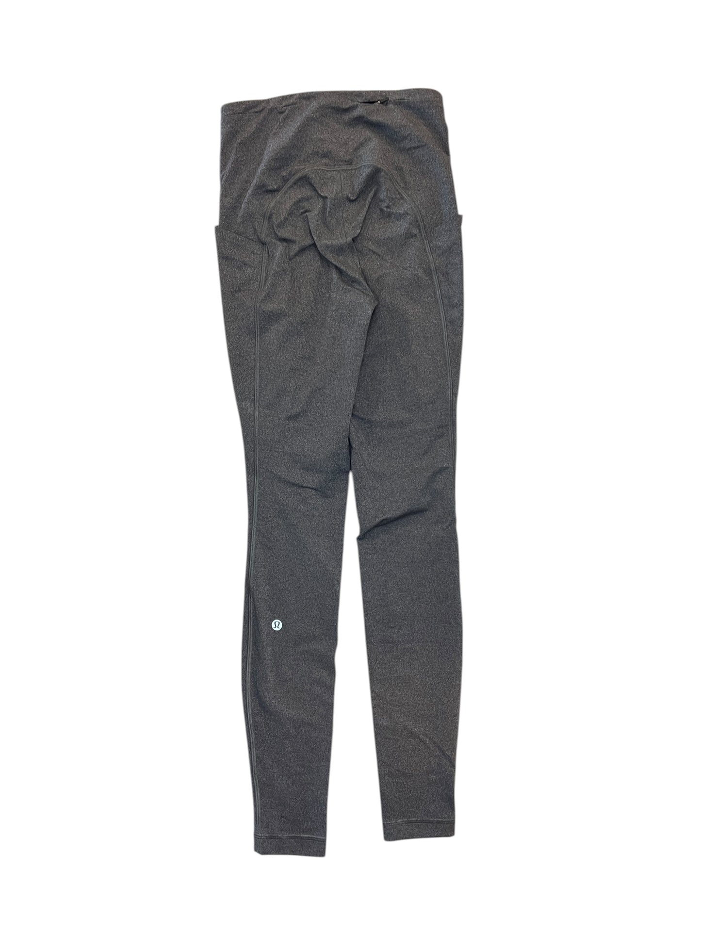 Athletic Leggings By Lululemon In Grey, Size:S