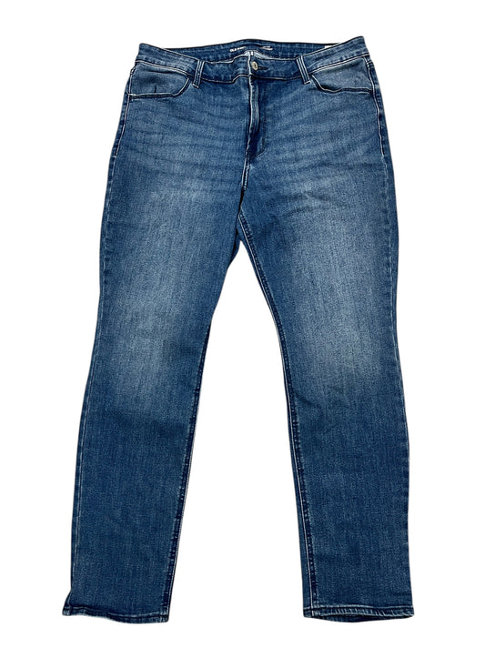 Jeans Straight By Old Navy In Blue Denim, Size:16