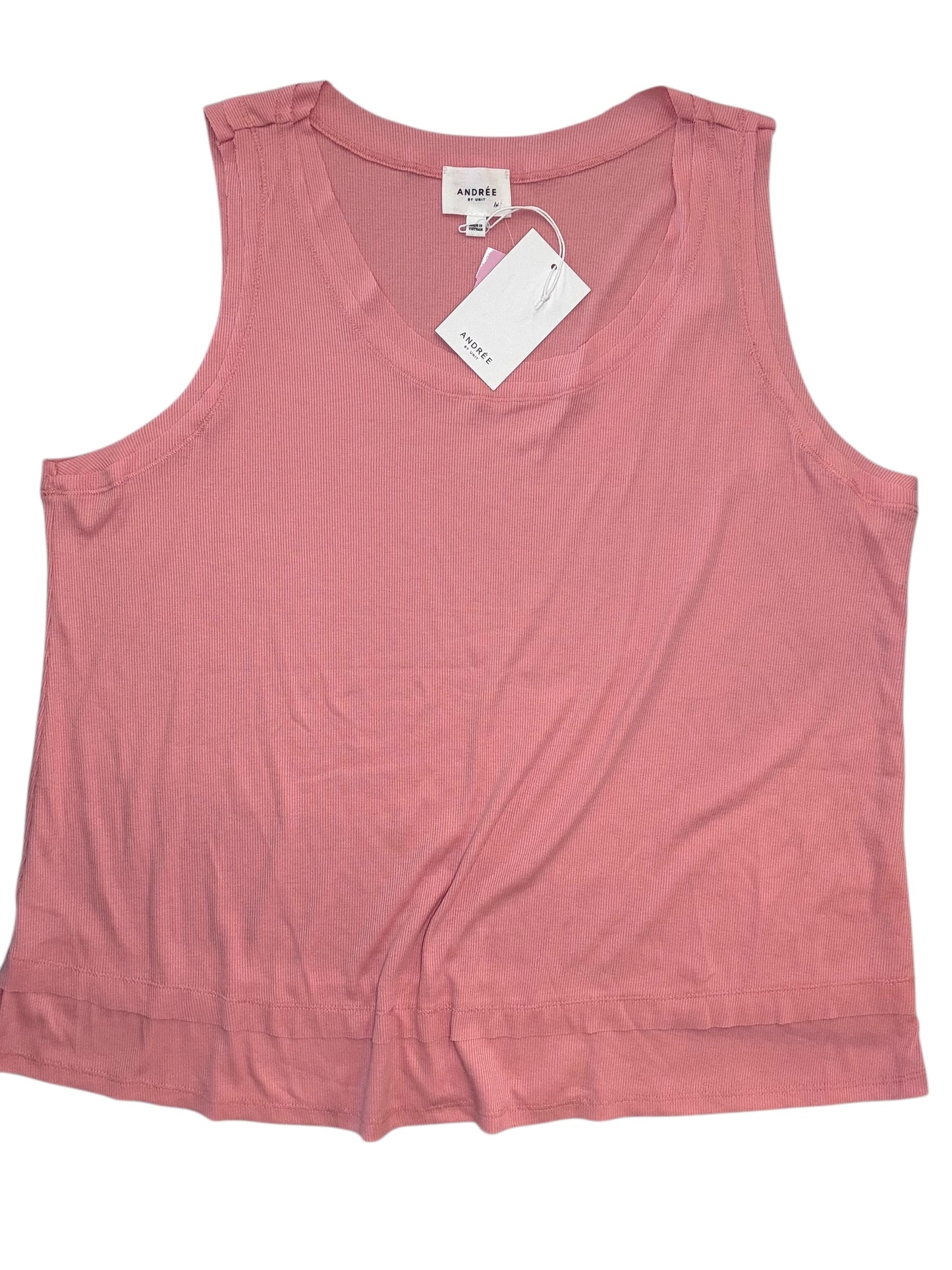 Tank Top By Andree By Unit In Pink, Size:1X
