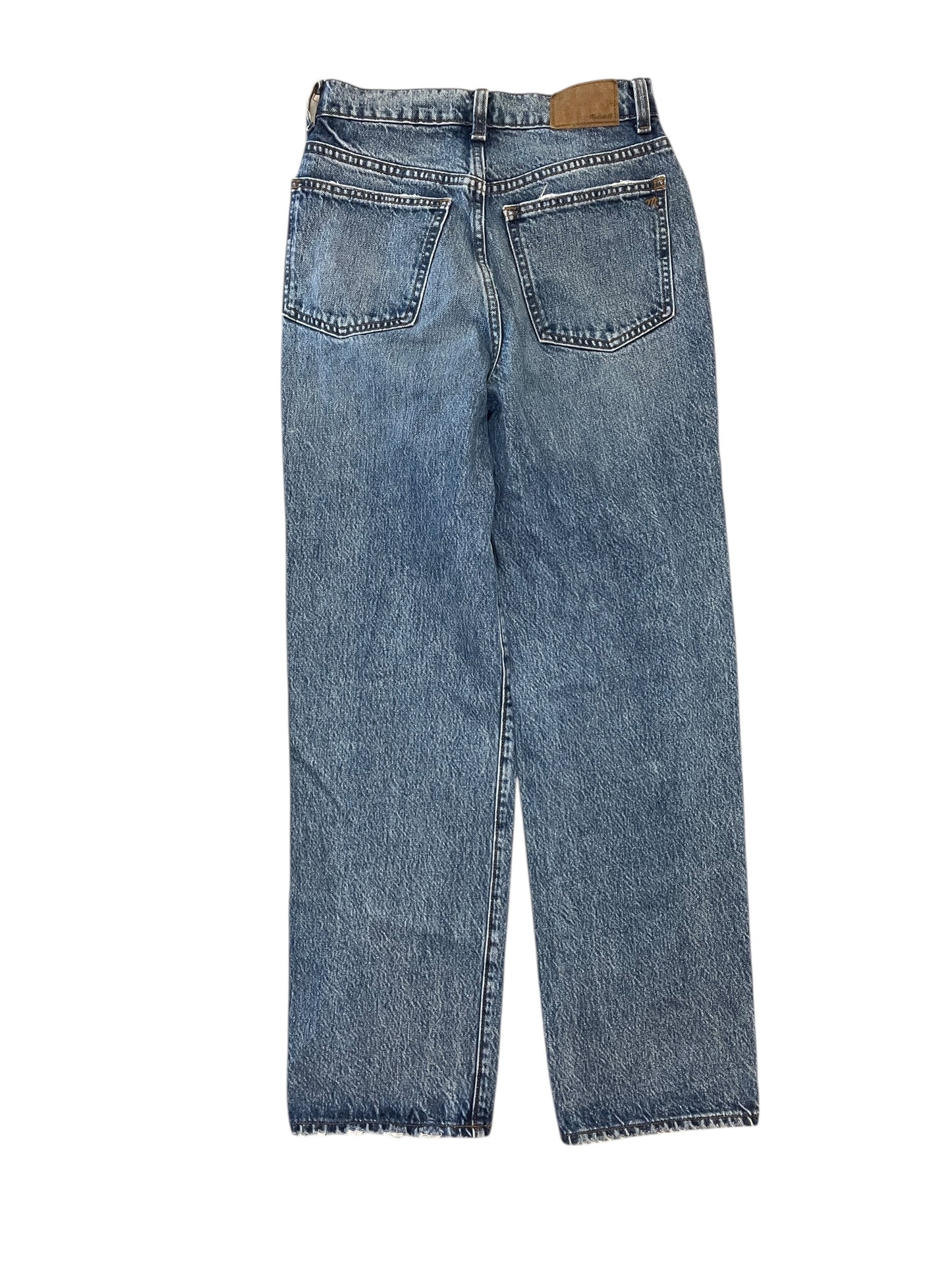 Jeans Straight By Madewell In Blue Denim, Size:0