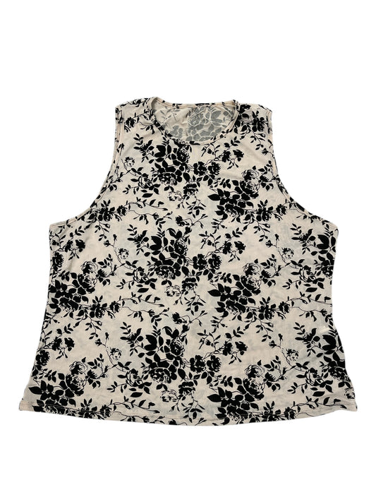 Tank Top By Shein In Floral Print, Size:4X