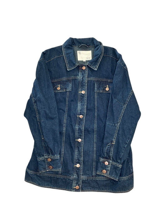 Jacket Denim By Pilcro In Blue, Size:Xl