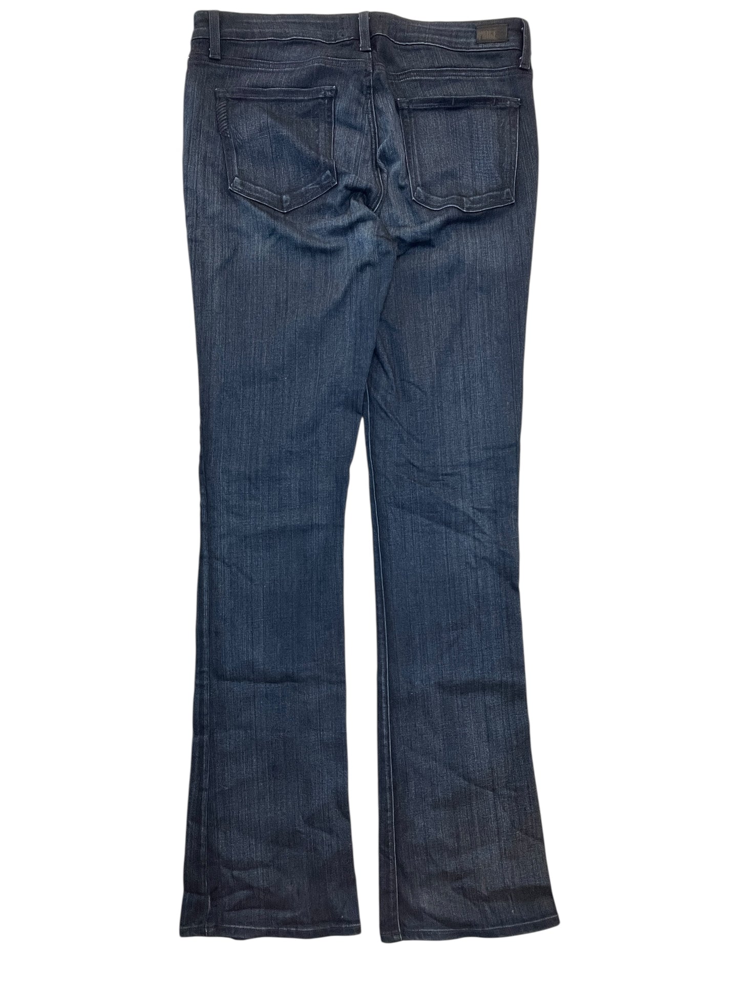 Jeans Flared By Paige In Blue Denim, Size:14