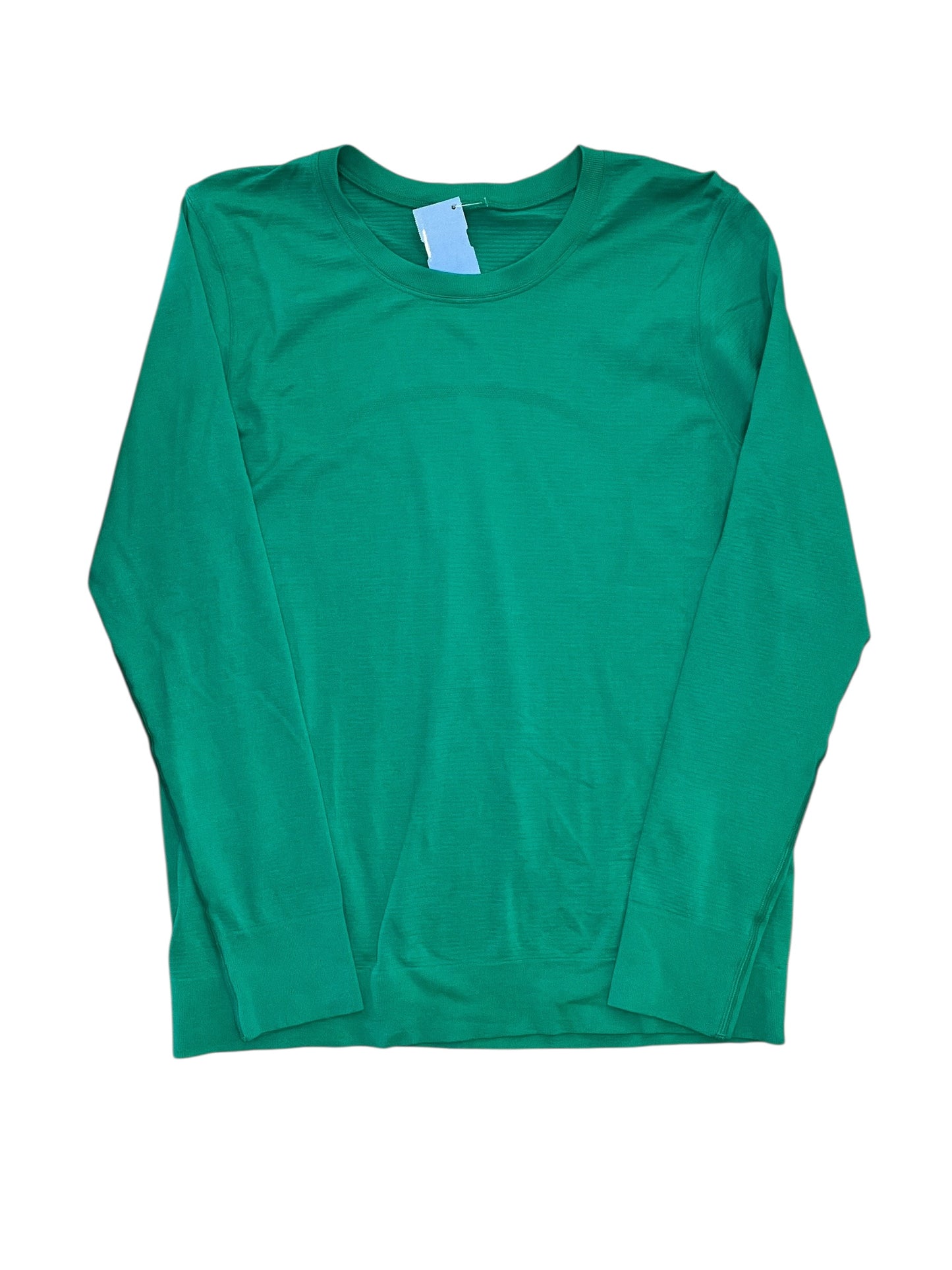 Athletic Top Ls Crewneck By Lululemon In Green, Size:S