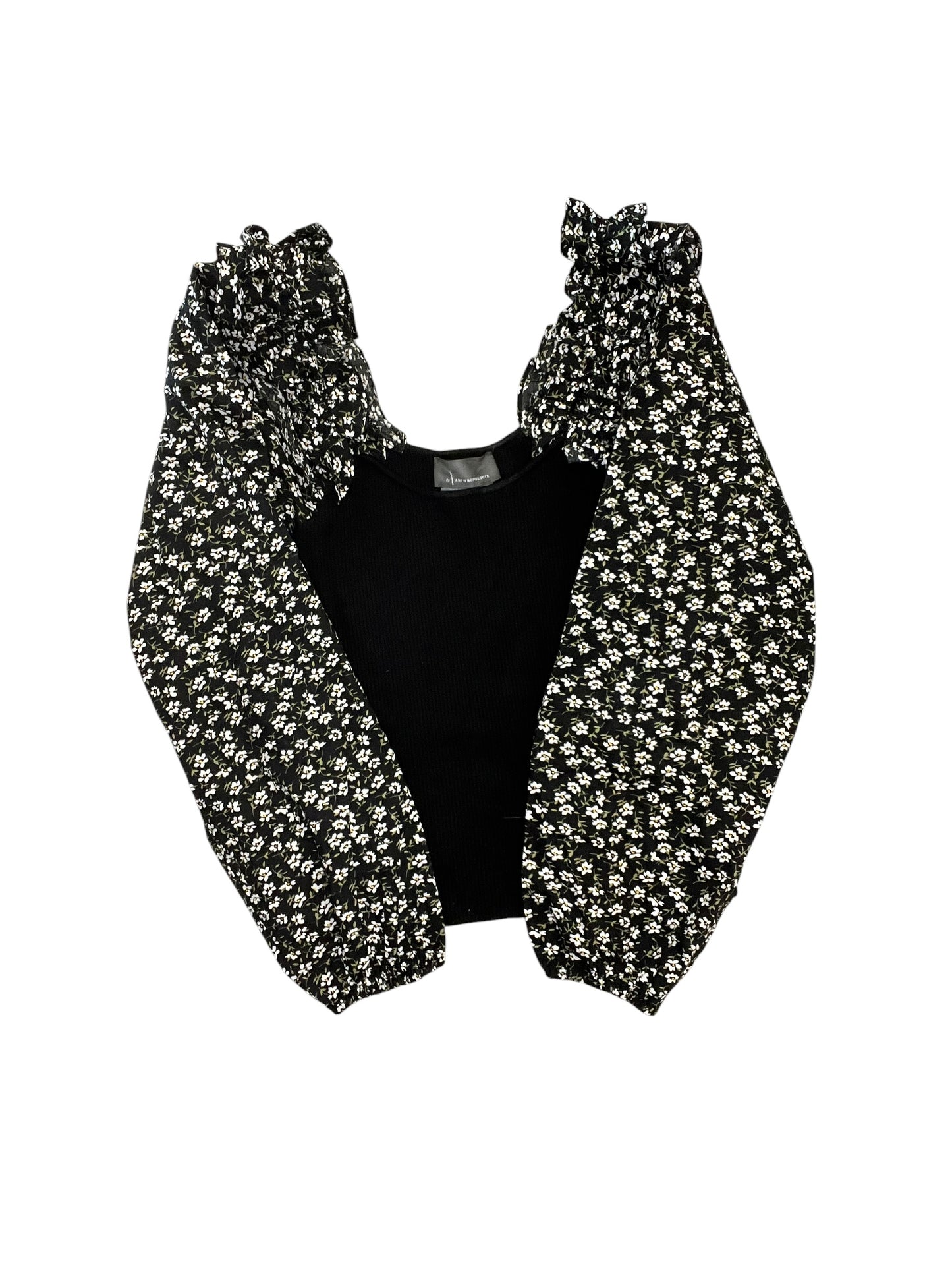 Top Ls By Anthropologie In Black & White, Size:M