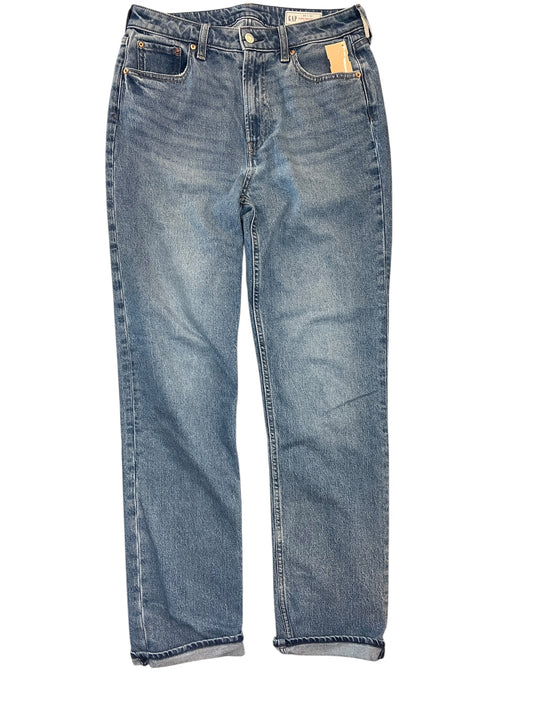 Jeans Straight By Gap In Blue Denim, Size:10L