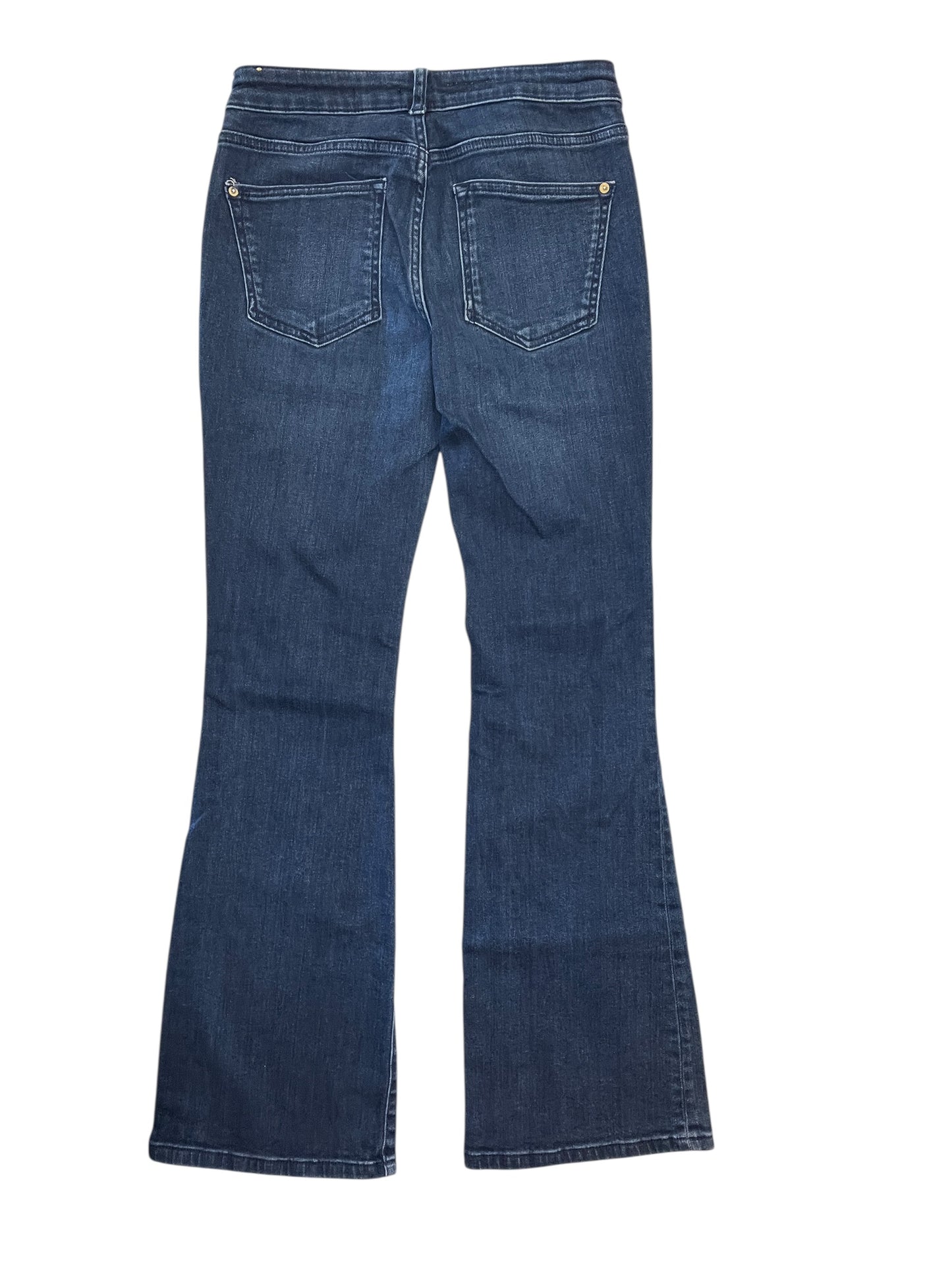 Jeans Boot Cut By Pilcro In Blue Denim, Size:4