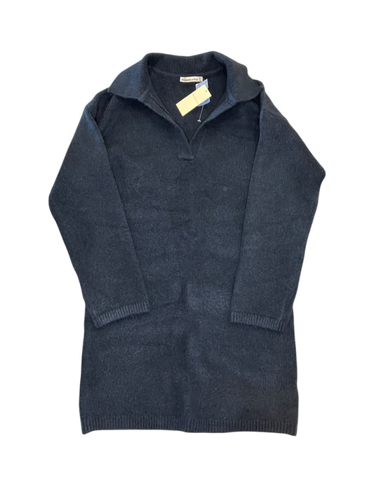 Dress Sweater By Abercrombie And Fitch In Navy, Size:M