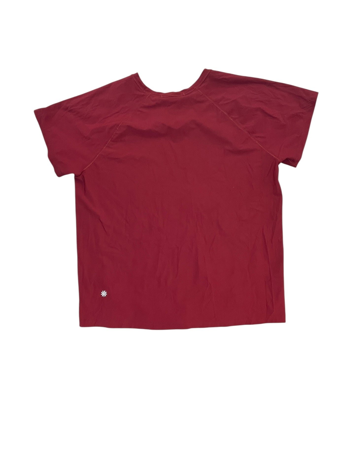 Athletic Top Ss By Athleta In Red, Size:S