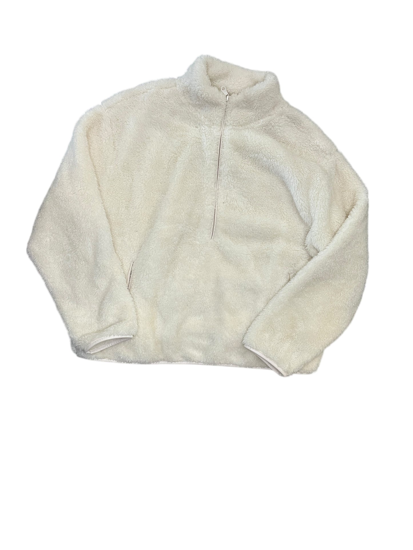 Sweatshirt Collar By Offline In Cream, Size:L