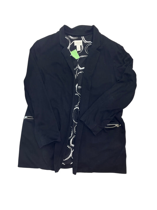 Blazer By Chicos In Black, Size:2X