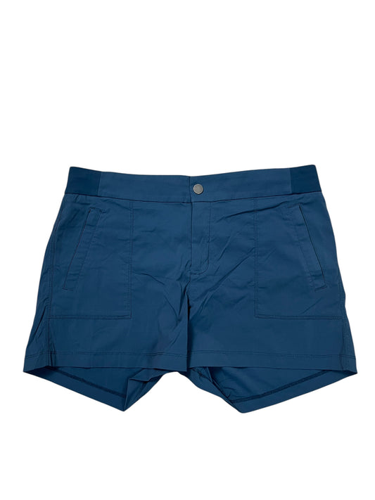 Athletic Shorts By Athleta In Blue & Brown, Size:1X